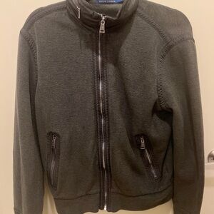 RALPH LAUREN Green Polo Sweatsuit with zip-up sweater and matching sweatpants